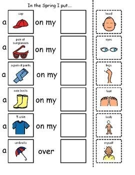 Autism Printable Speech Therapy Activities
