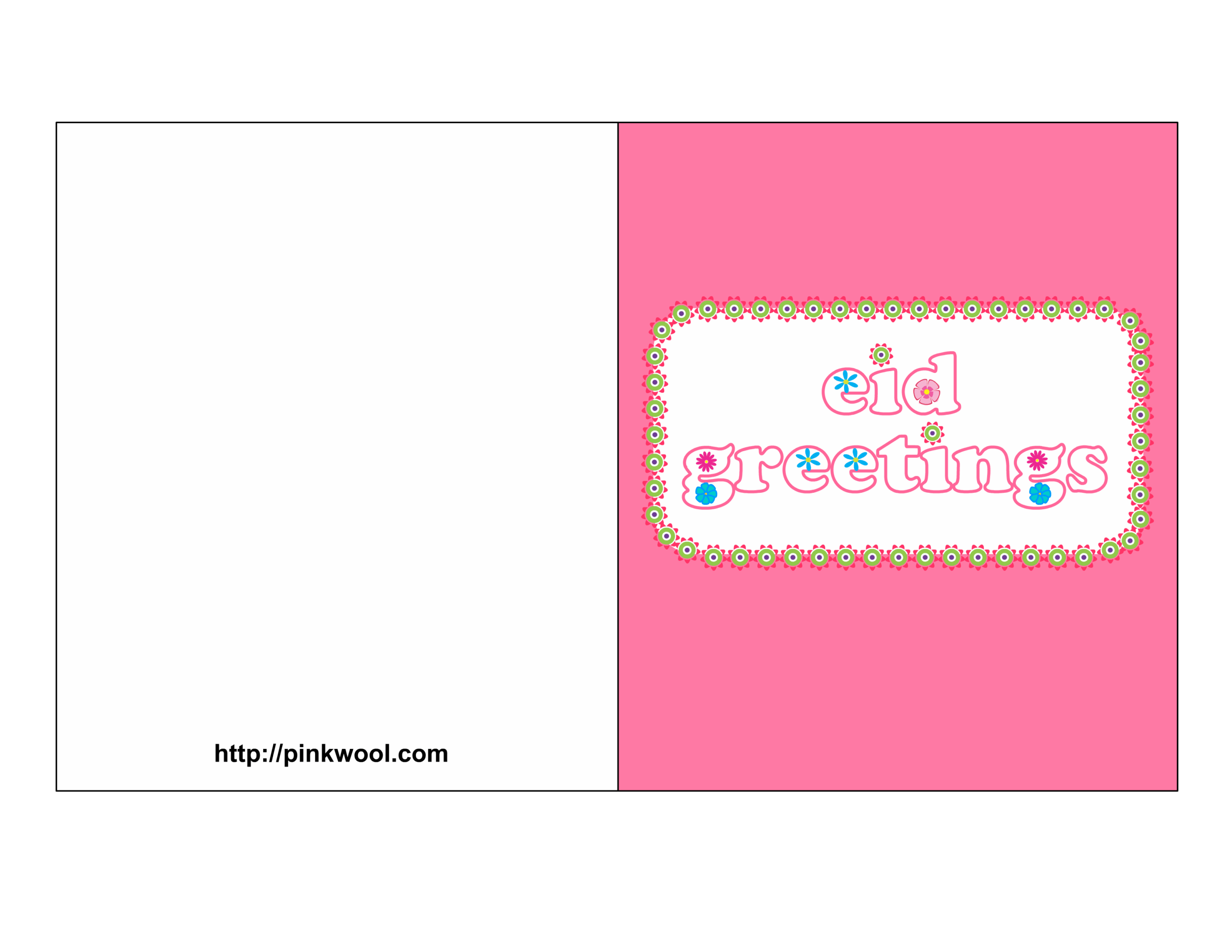 Awesome 77 Free Printable Eid Card Templates