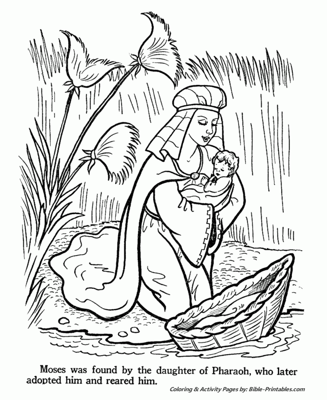 moses and the nile free printable activities