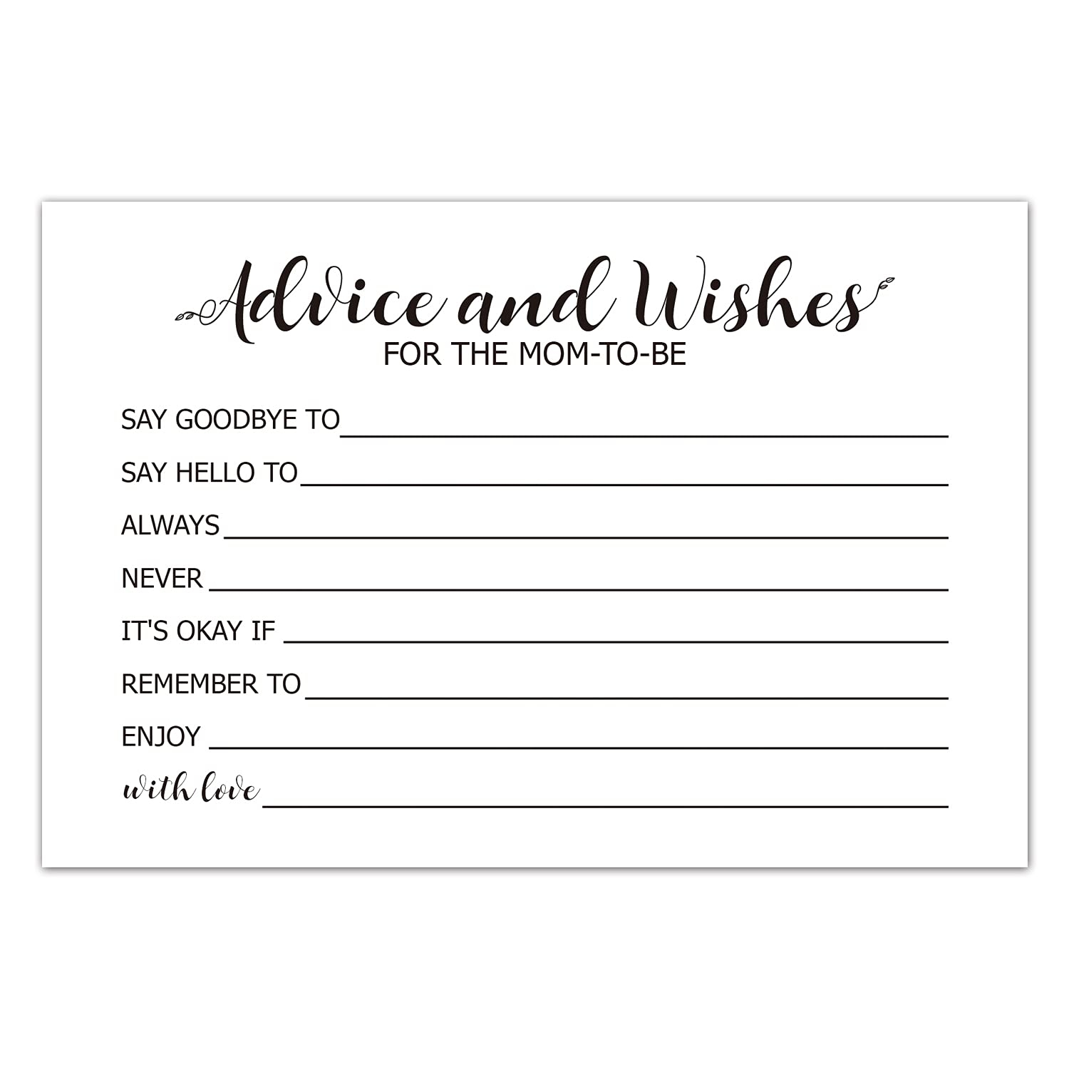 Baby Shower Advice Cards Free Printable Baby Shower G Vrogue co