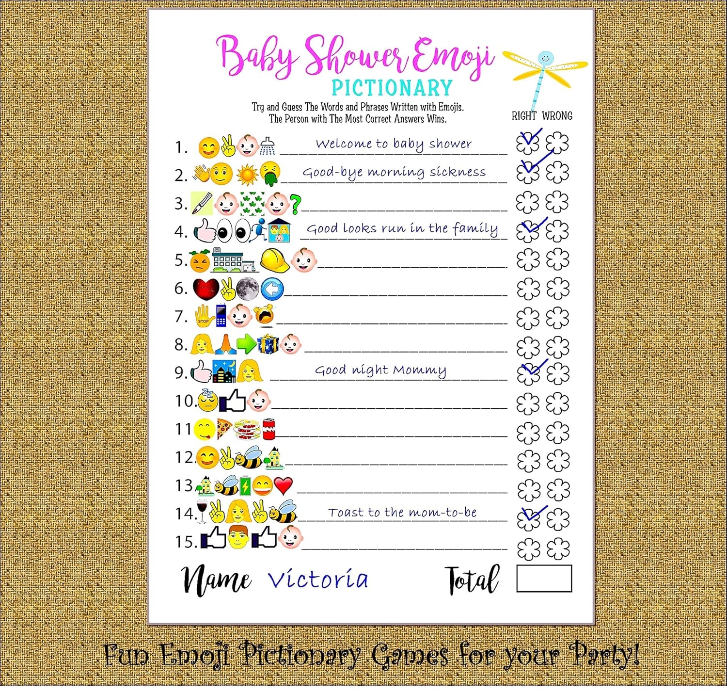 free printable clothspins baby shower game