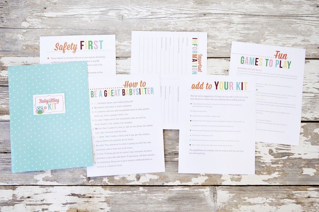 Babysitting Activities Printables Printable Word Searches