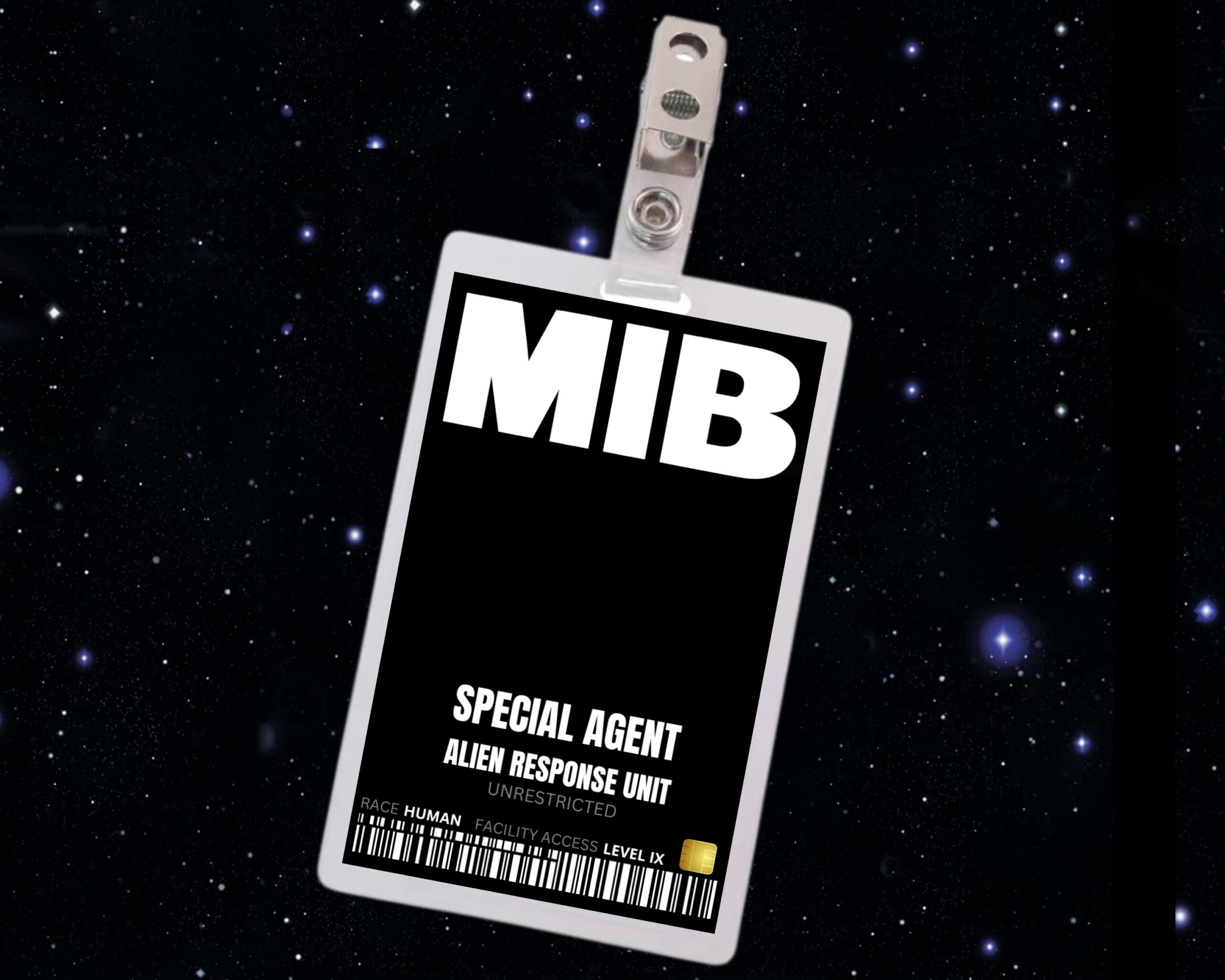 agent printable blank id card mib badge template