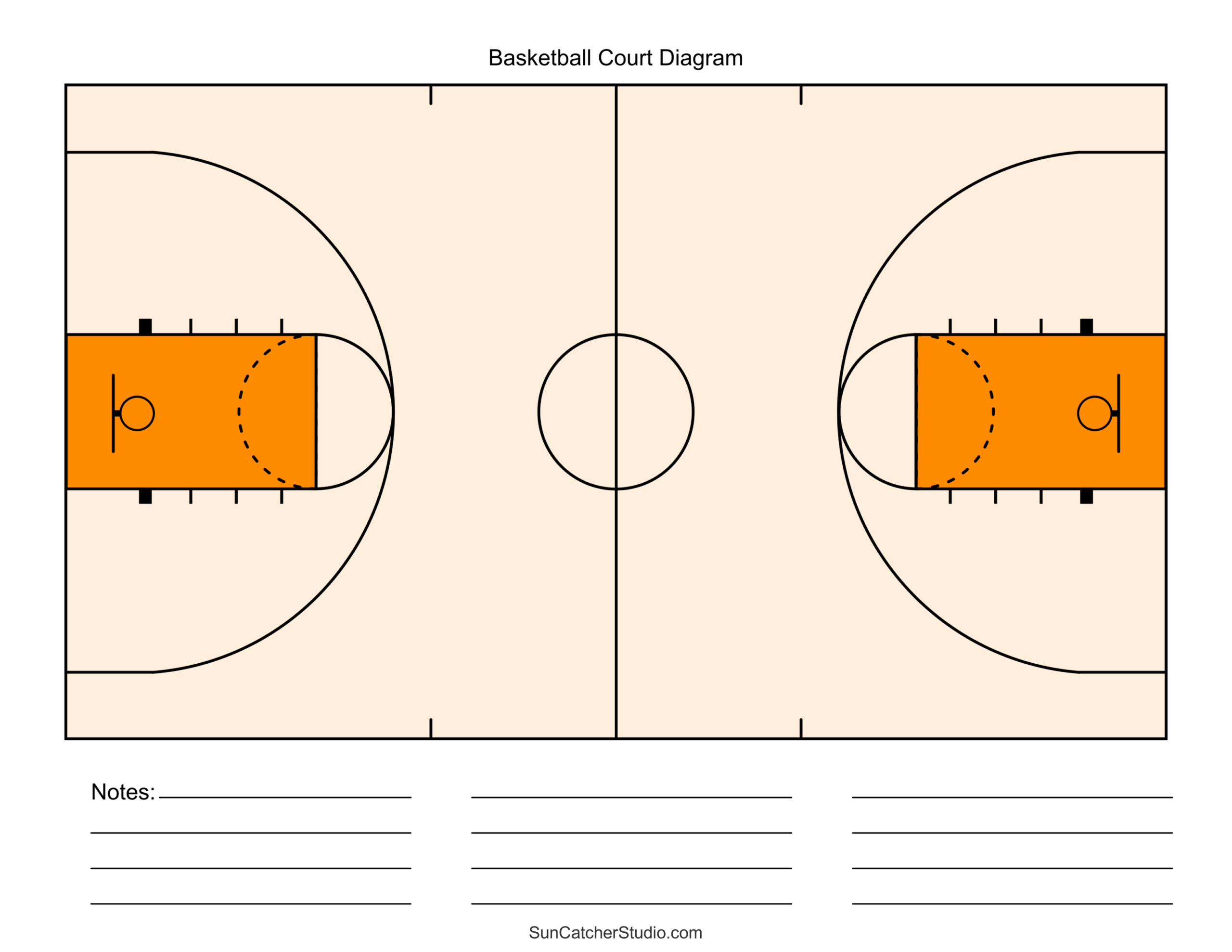 free printable basketball pictures