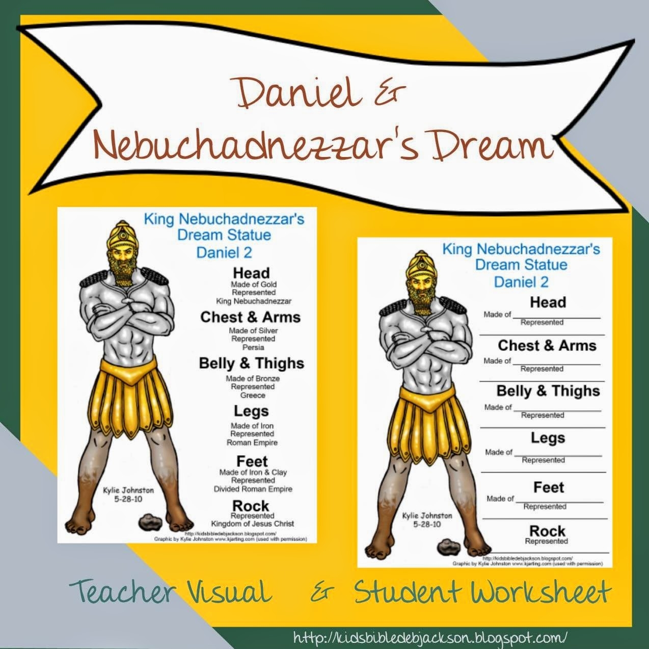 Bible Lesson And FREE Printable Daniel Nebuchadnezzar 39 s Dream