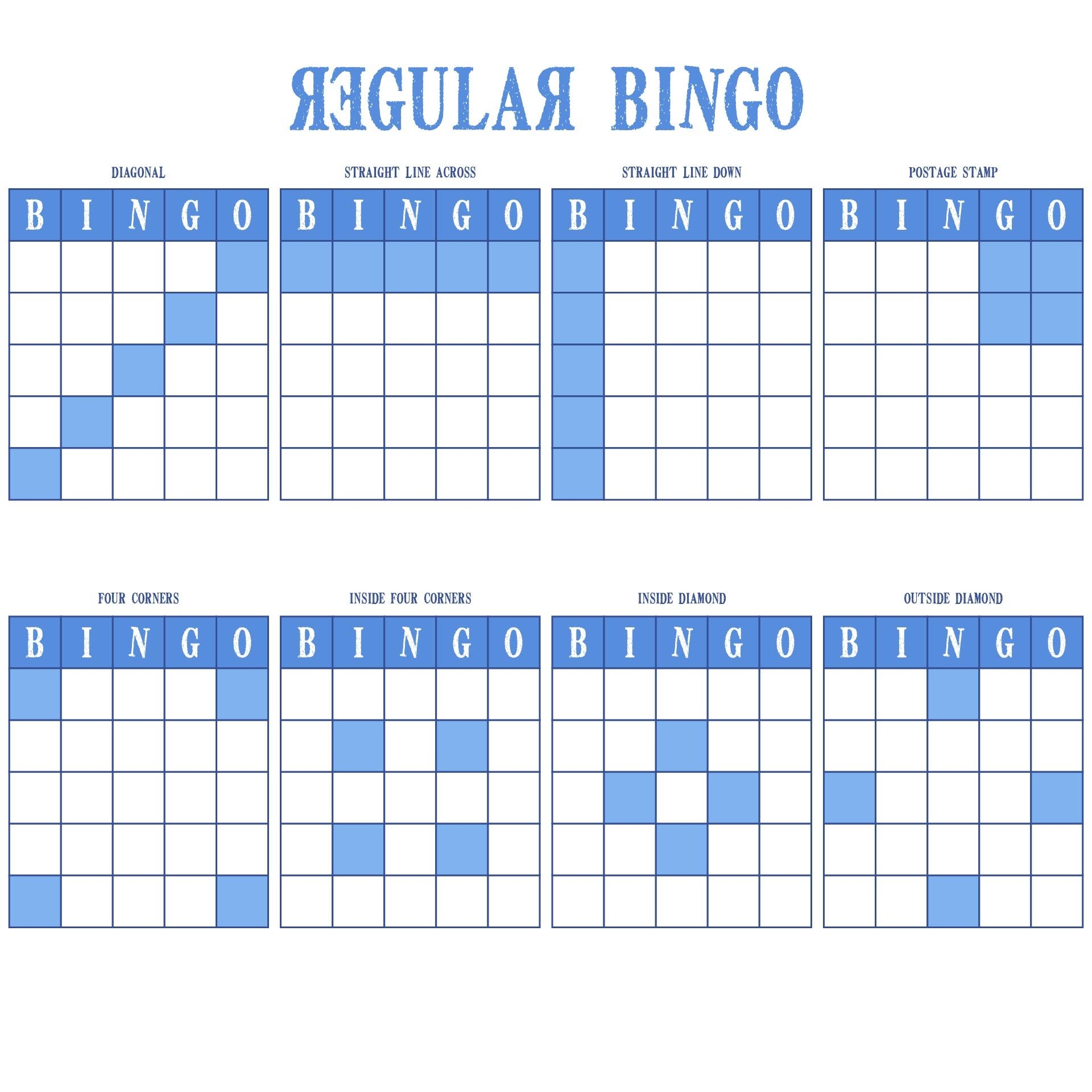 Bingo Pattern Examples 13 Free PDF Printables Printablee Bingo