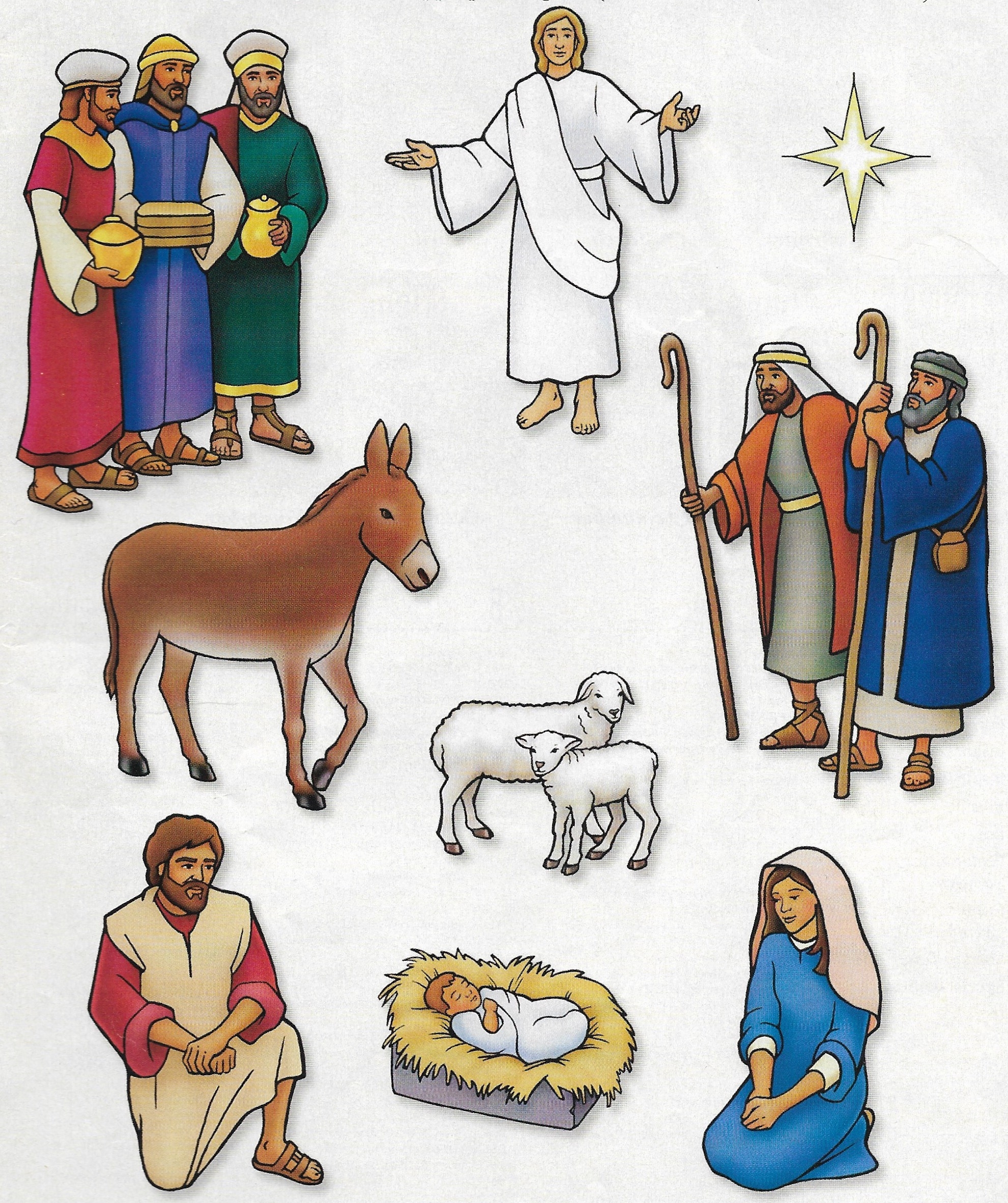 Birth Of Jesus Story With Pictures Printable