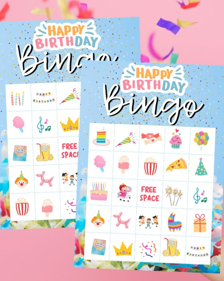 Birthday Bingo Printable 1 Best Free Printable Birthday Game 