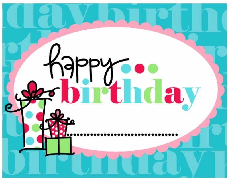 Birthday Card Template Printable Girl Cards Design Templates