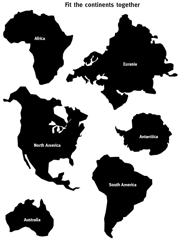 Black And White Map Of The World With Countries