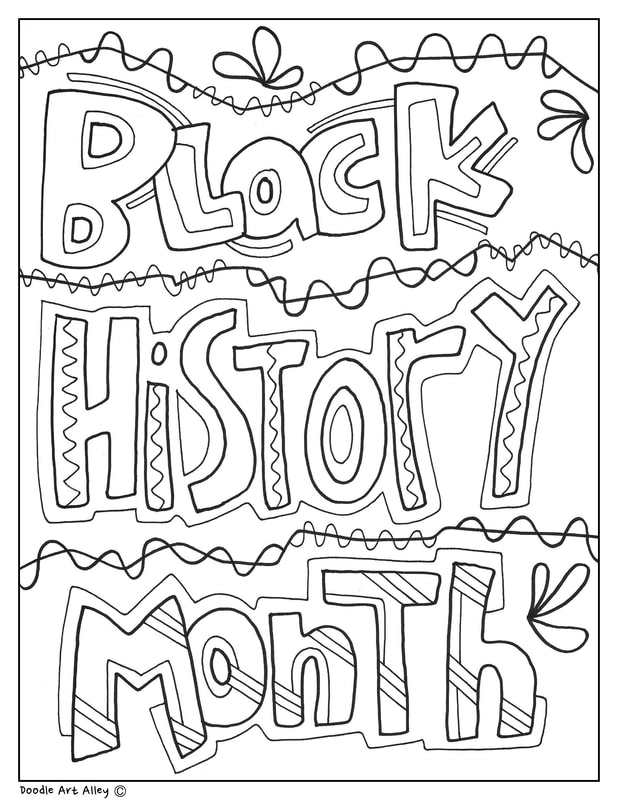middle school black history month printable activities