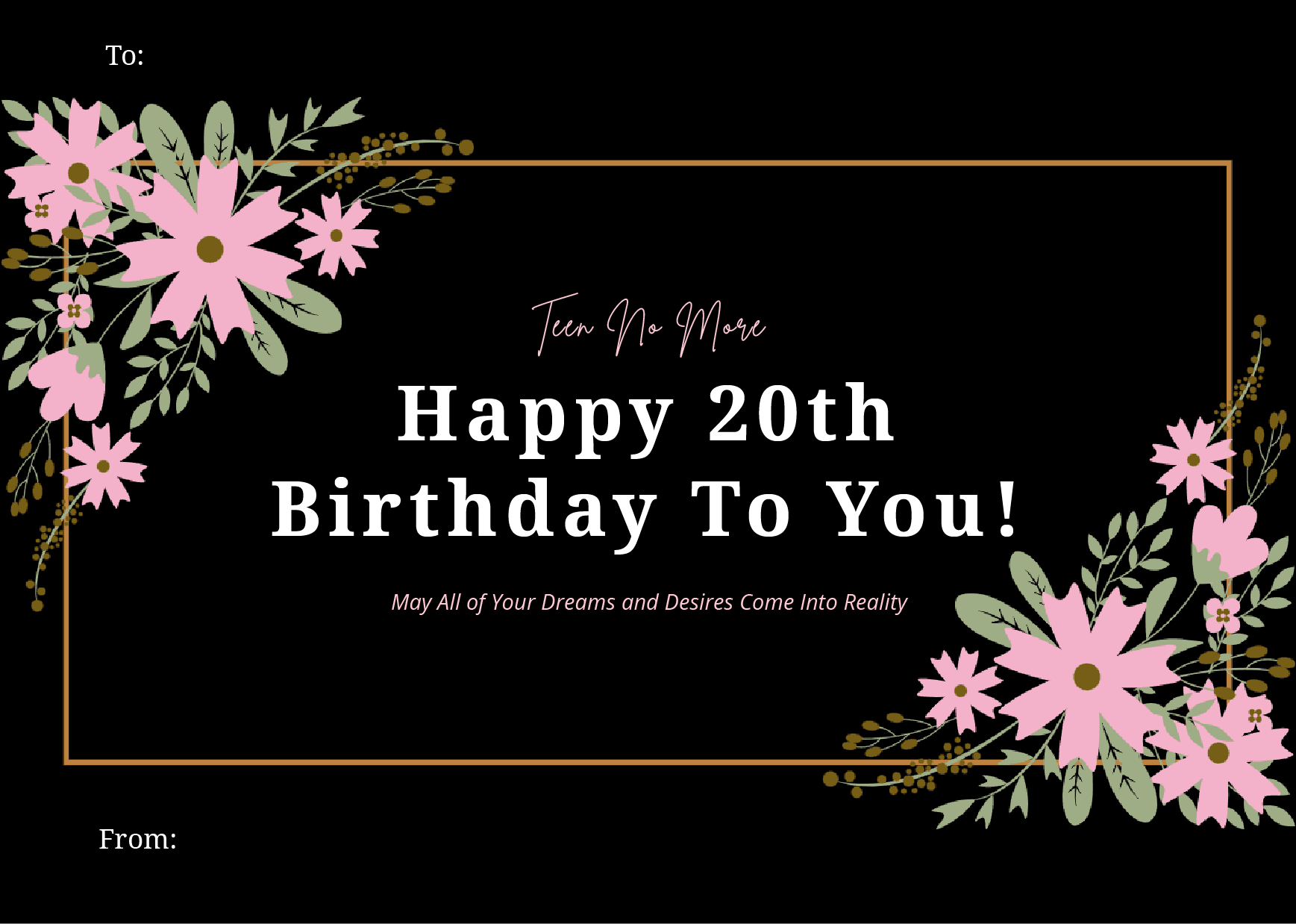 Blank Birthday Card Template In Word Download Template
