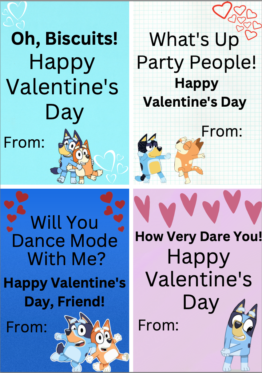 Bluey Valentines Printable 2025 2026 2027
