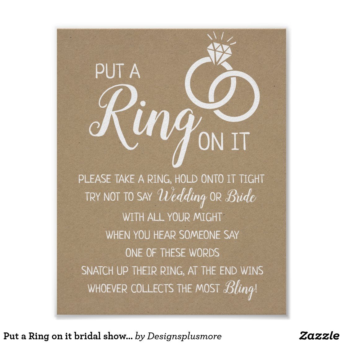 free printable bridal shower ring game sign