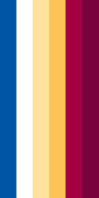 Brisbane Lions Logo Palette Palette 0054A4 FFFFFF FFE19B FDBF57 