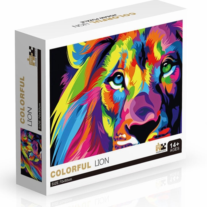 Buy 1000 Piece Puzzle Colorful Lion Online Educational Toys Pakistan