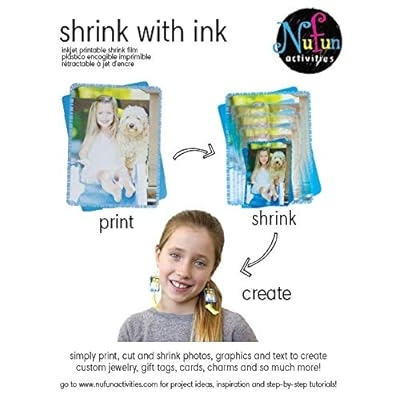 Buy NuFun Activities Inkjet Printable Shrink With Ink Shrink Film 8 5 