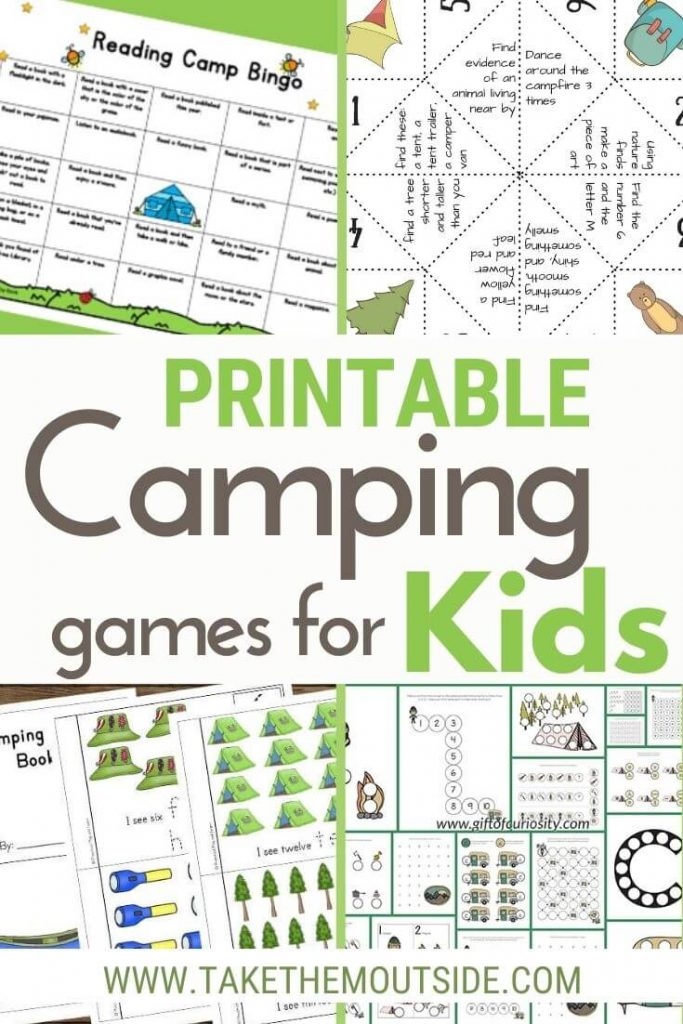 Camping Printable Activities