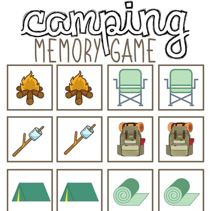 Camping Printable Activities