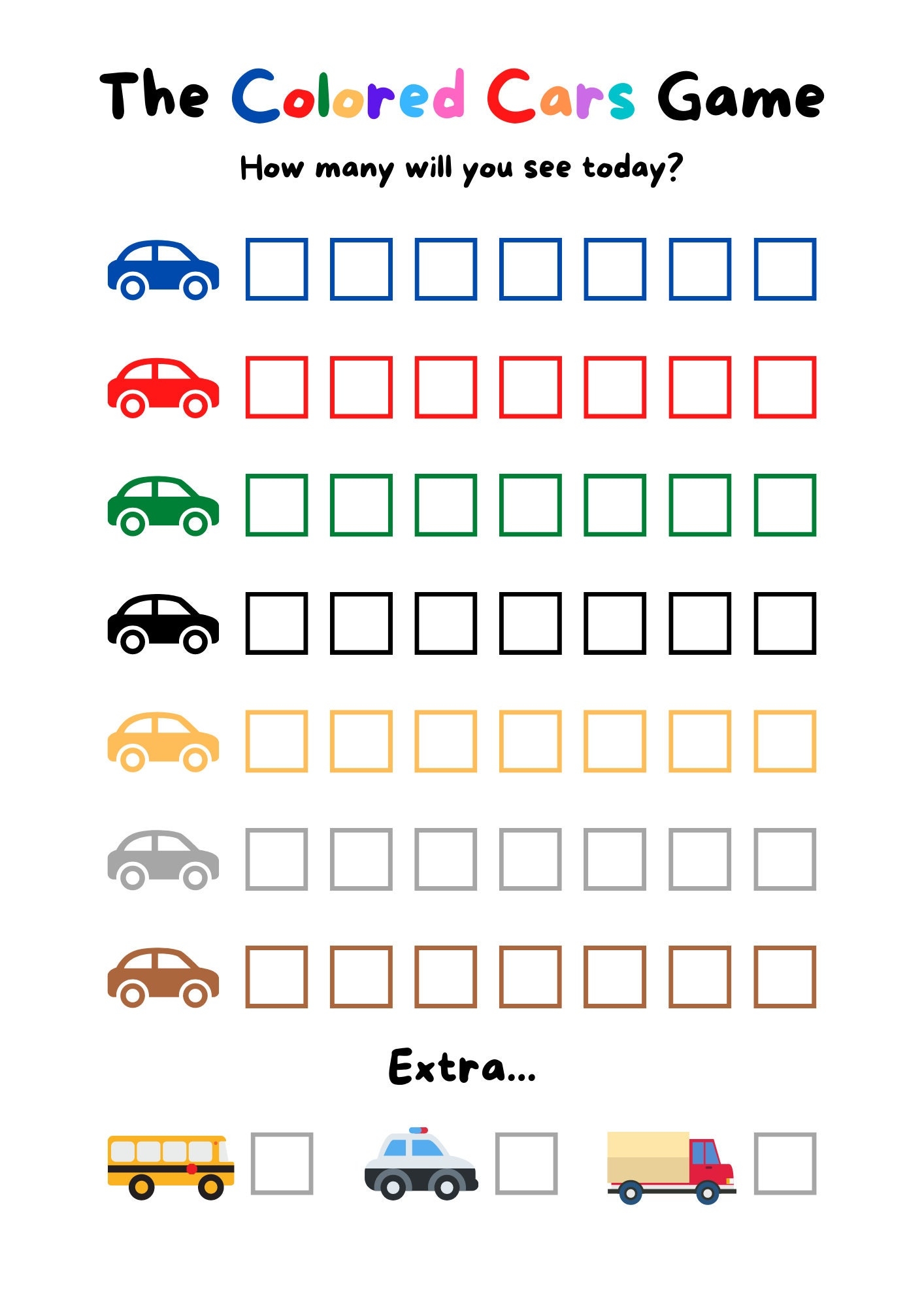 Car Games Printable Road Trip Games Road Trip Activity Kids Road 