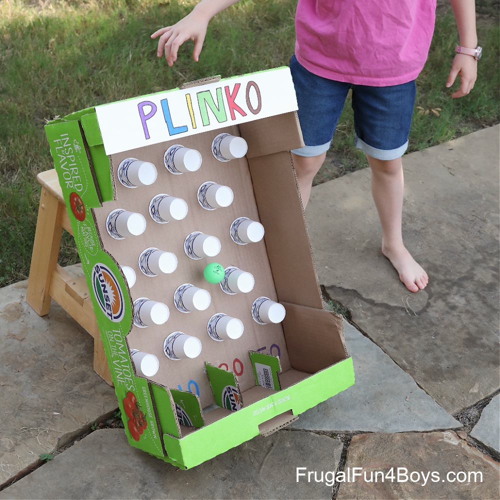 Cardboard Carnival Games Challenge For Kids Frugal Fun For Boys And 
