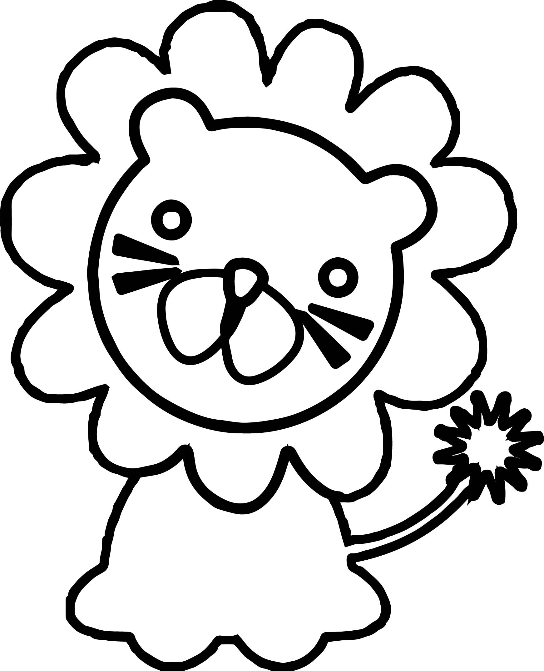 Cartoon Lion Coloring Pages At GetColorings Free Printable 