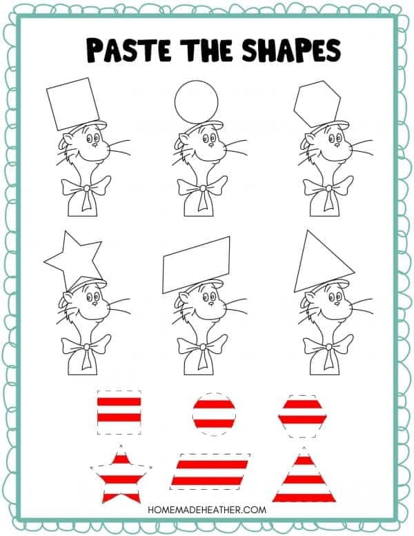 Cat In The Hat Free Printable Worksheets Free Printable