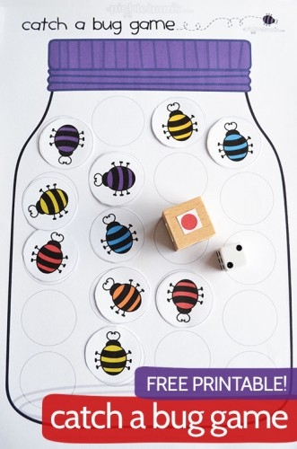 Catch A Bug Free Printable Game Picklebums