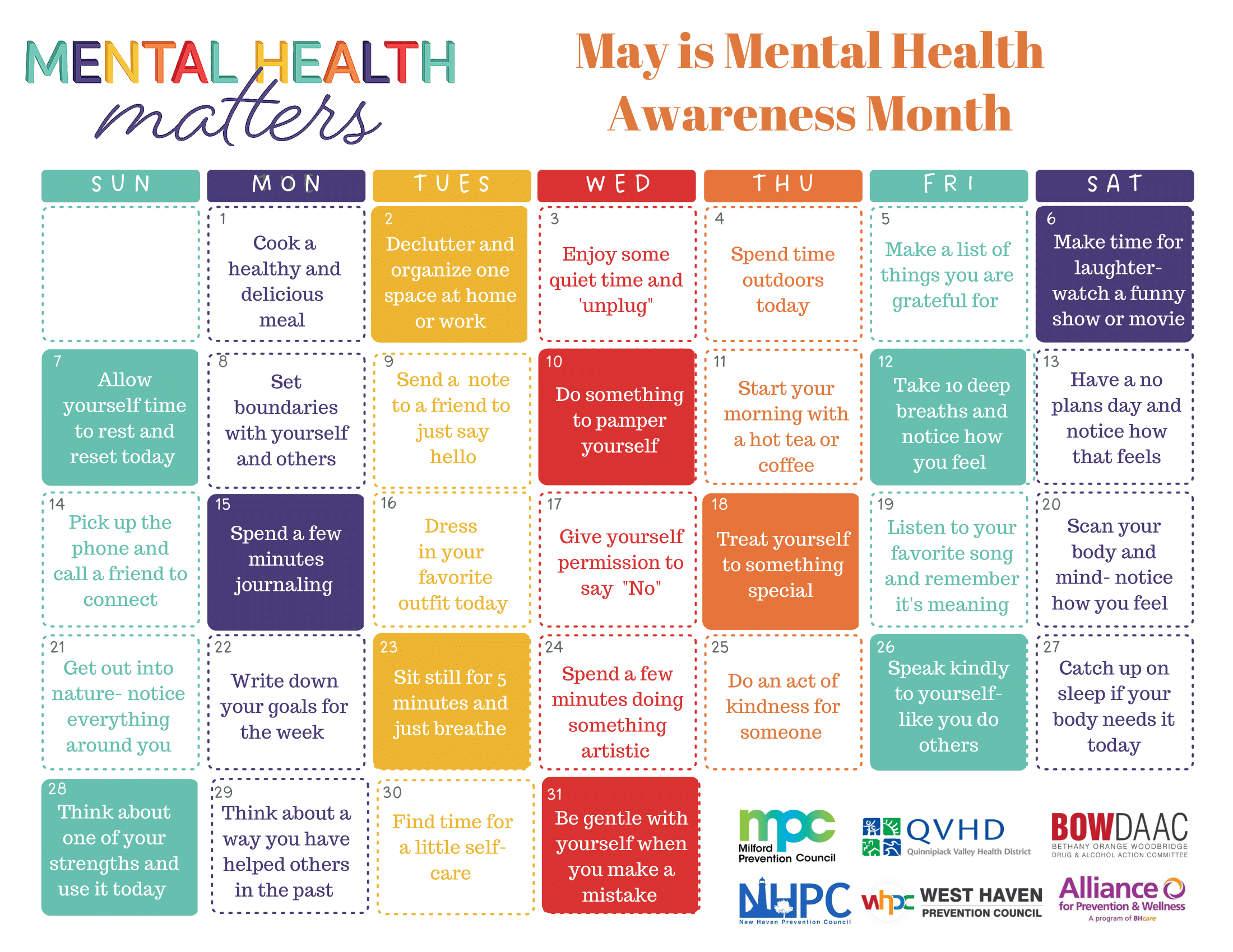 Celebrate Mental Health Awareness Month Every Thursday In 48 OFF