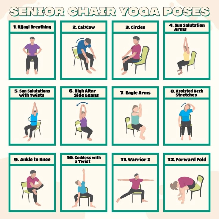 Chair Yoga For Seniors Free Printable Printable New Year Banners