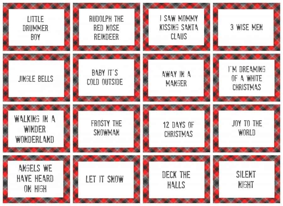 Charades Printable Cards