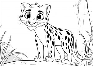 printable pictures of cheetahs