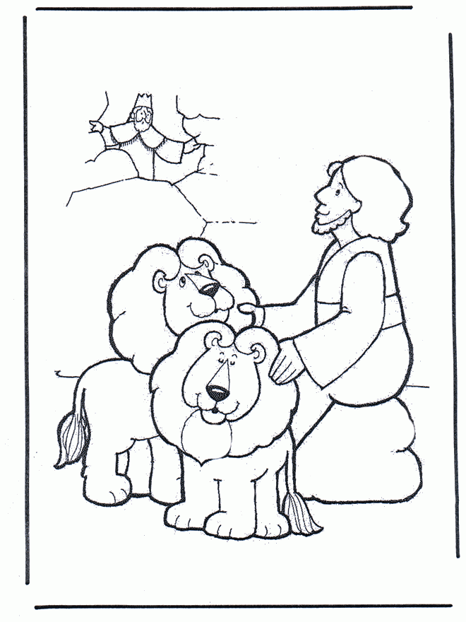 Childrens Bible Coloring Page Daniel Jonah Adam Printable Coloring Home