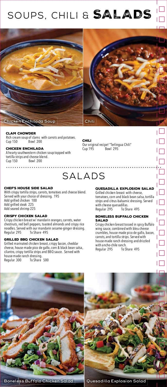 Chilis Menus Printable Menu With Prices 2024au Lexis Opaline