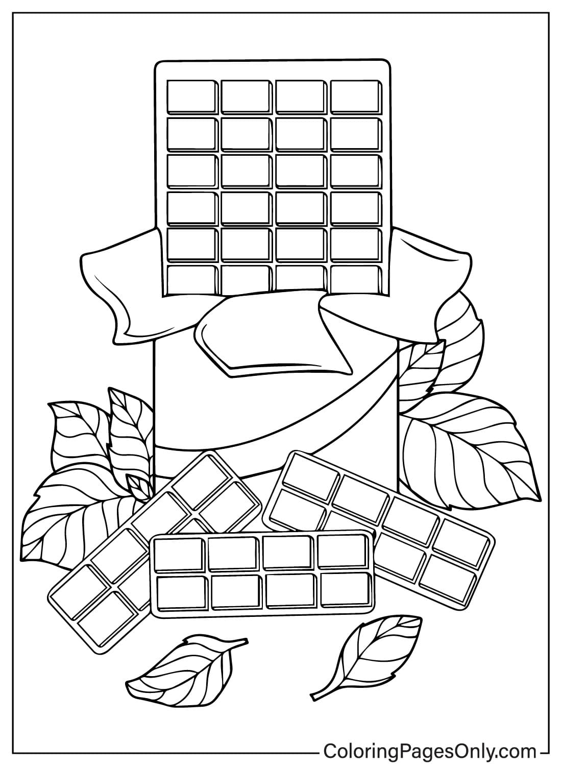 Chocolate Coloring Page Free Printable Free Printable Coloring Pages
