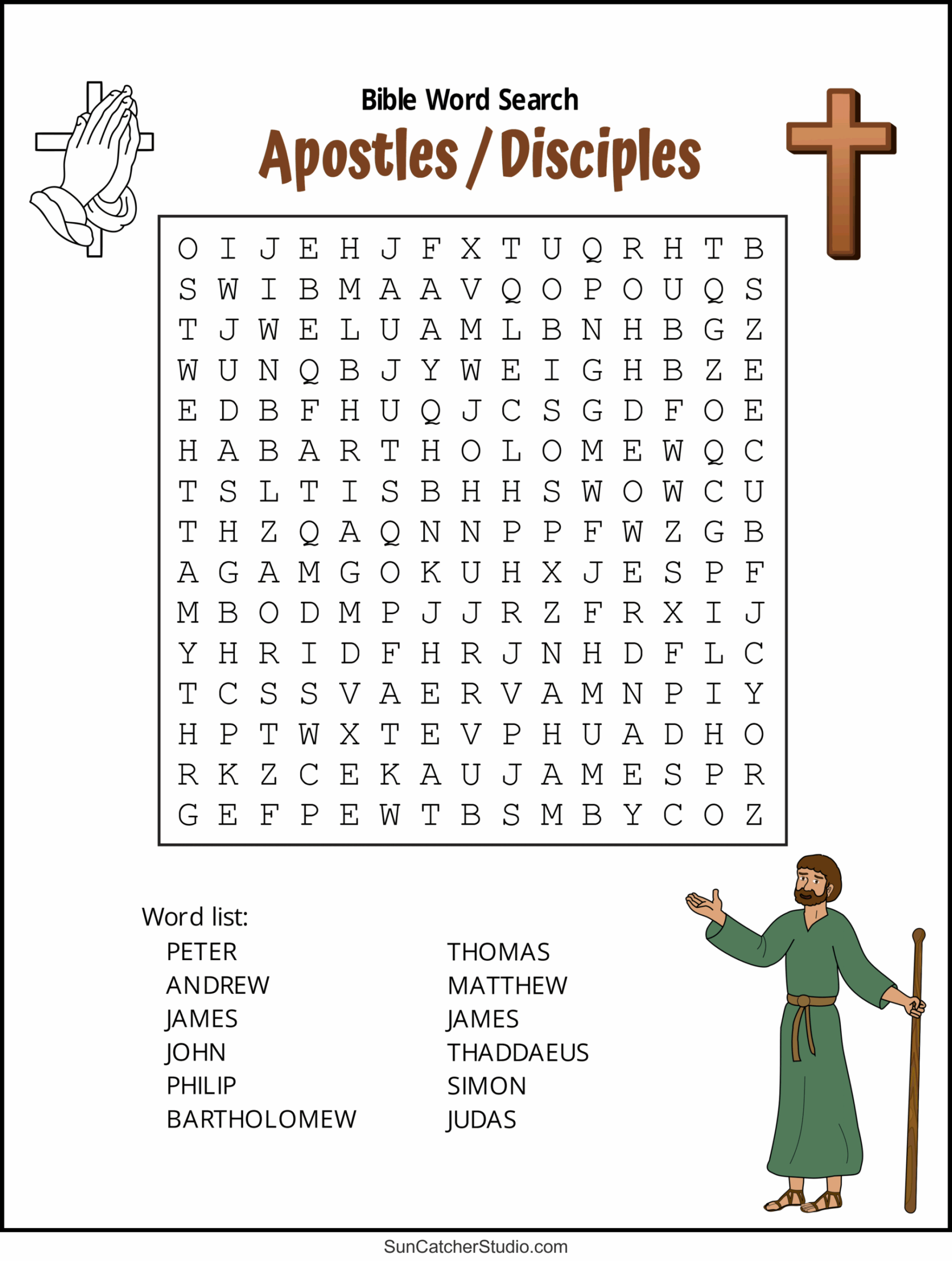 free printable christian word search games