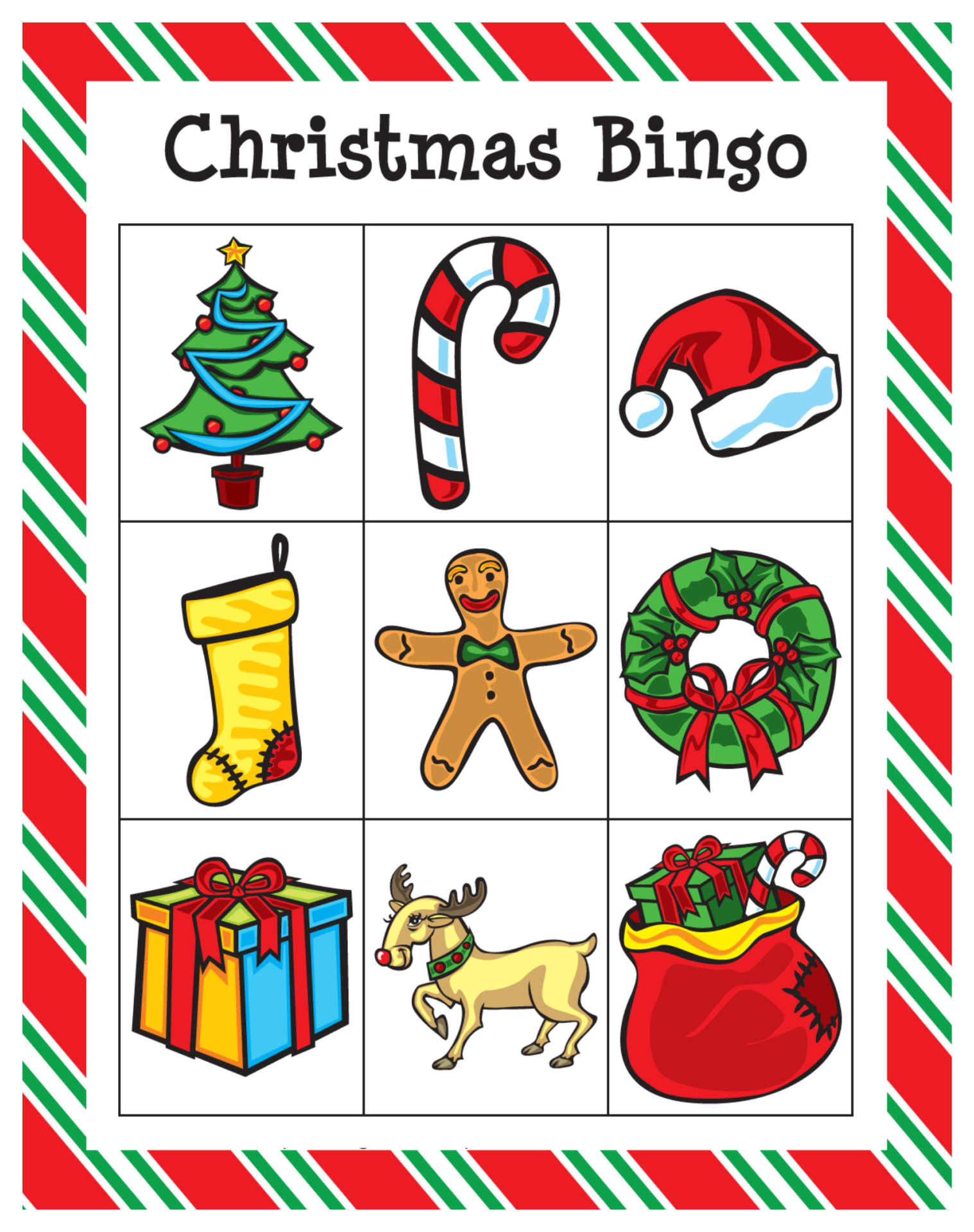 Christmas Bingo Boards 13 Free PDF Printables Printablee