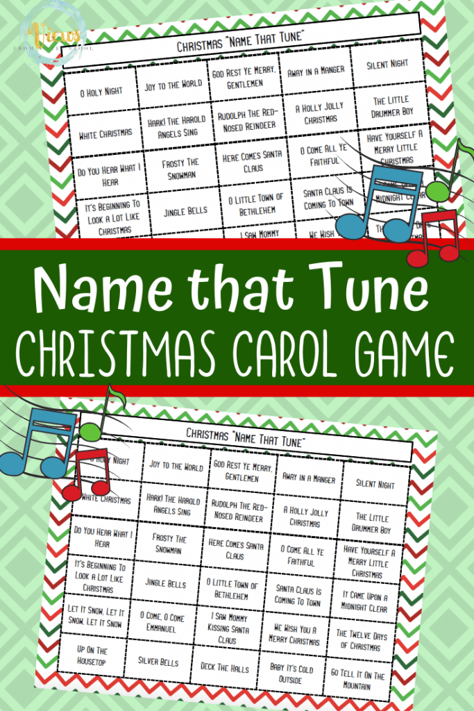 Christmas Carol Game Printable Free Free Templates Printable