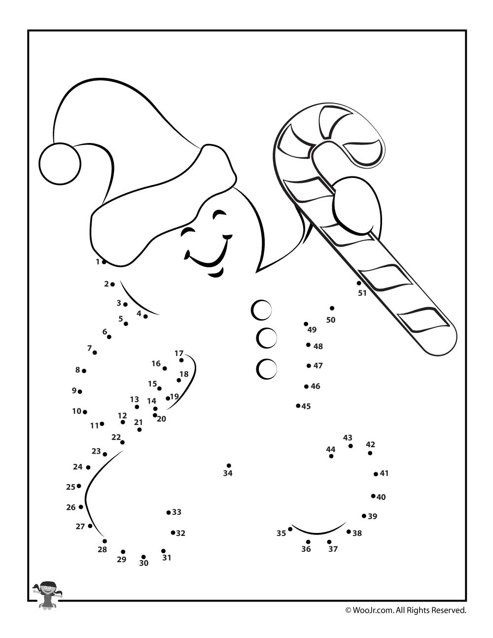 Christmas Connect The Dots Worksheets Woo Jr Kids Activities 