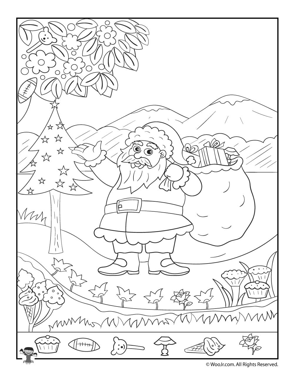 Christmas Hidden Object Worksheets AlphabetWorksheetsFree
