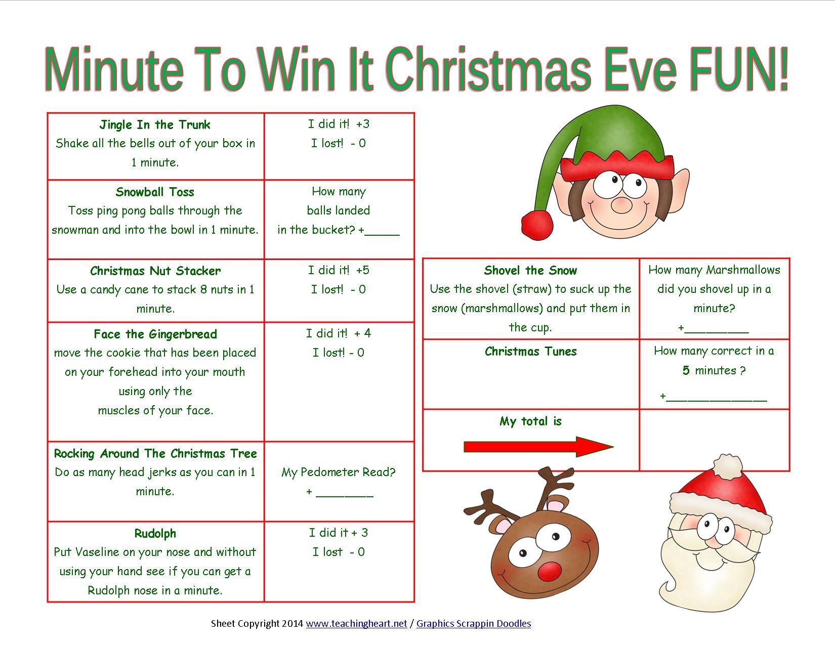 free printable christmas minute to win it games for adults