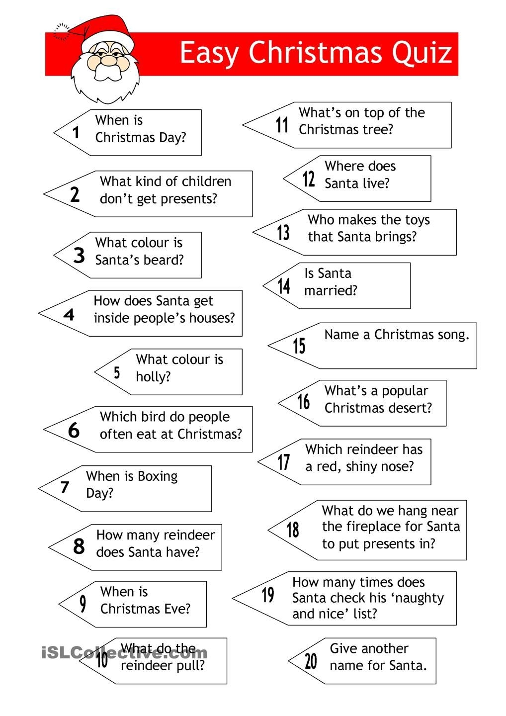 Christmas Quiz Questions And Answers Printable Farm1 fieldagent