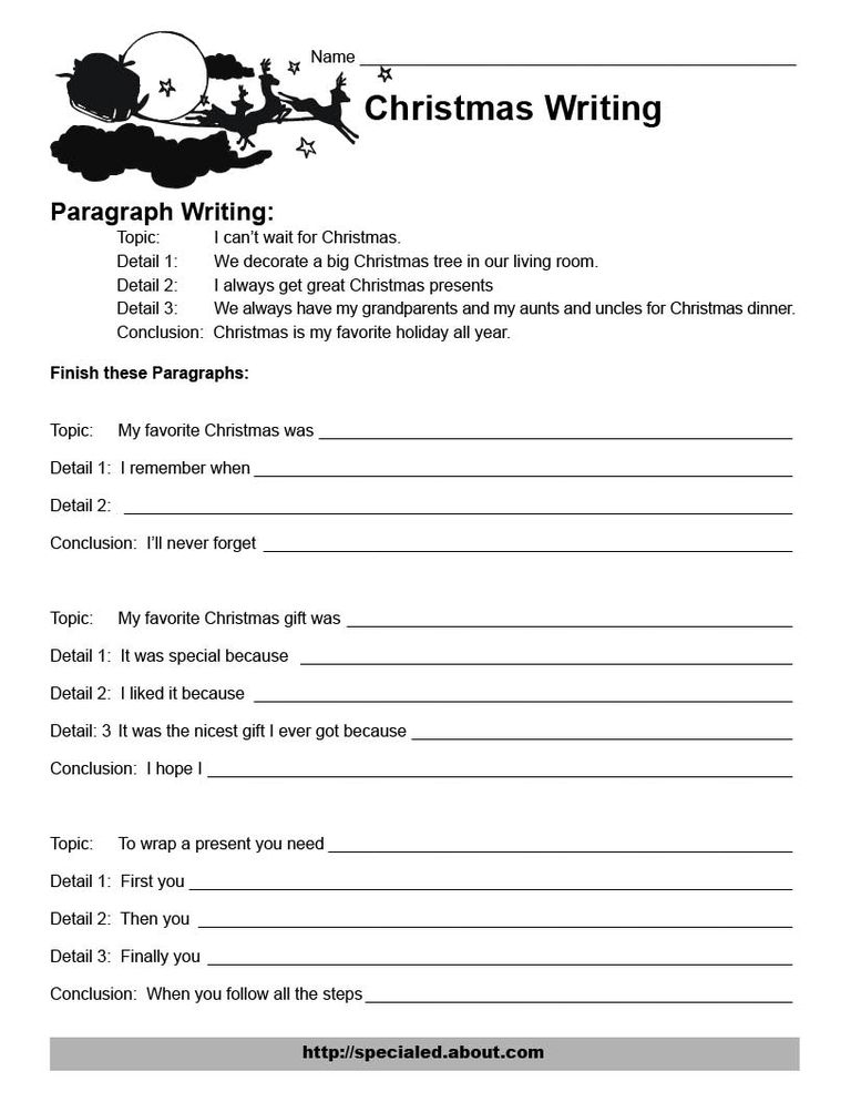 middle school christmas printable activities