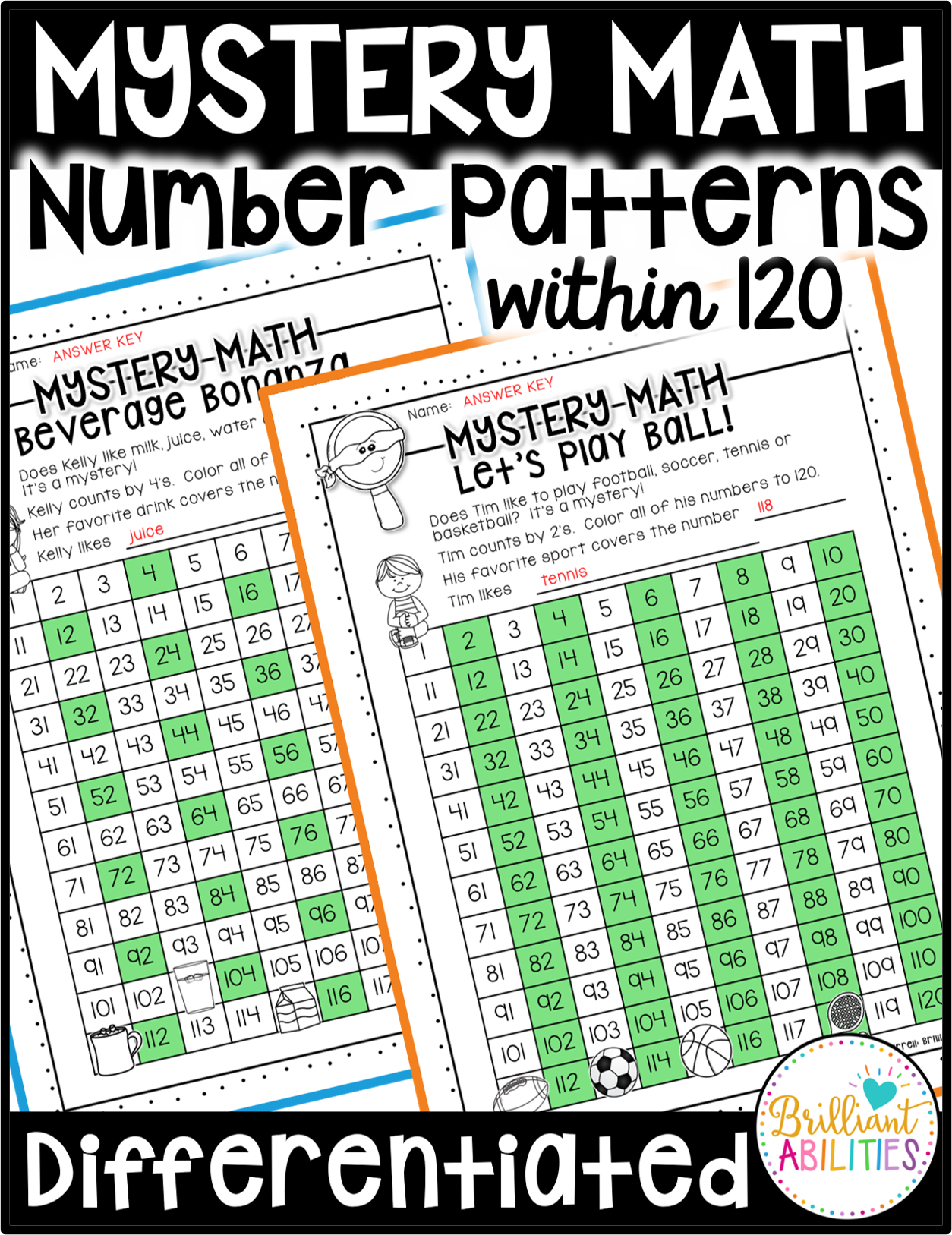 Classifying Numbers Mystery Patterns Worksheet Answer Key Printable