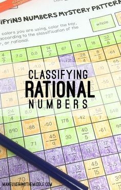 classifying numbers mystery patterns worksheet answer key