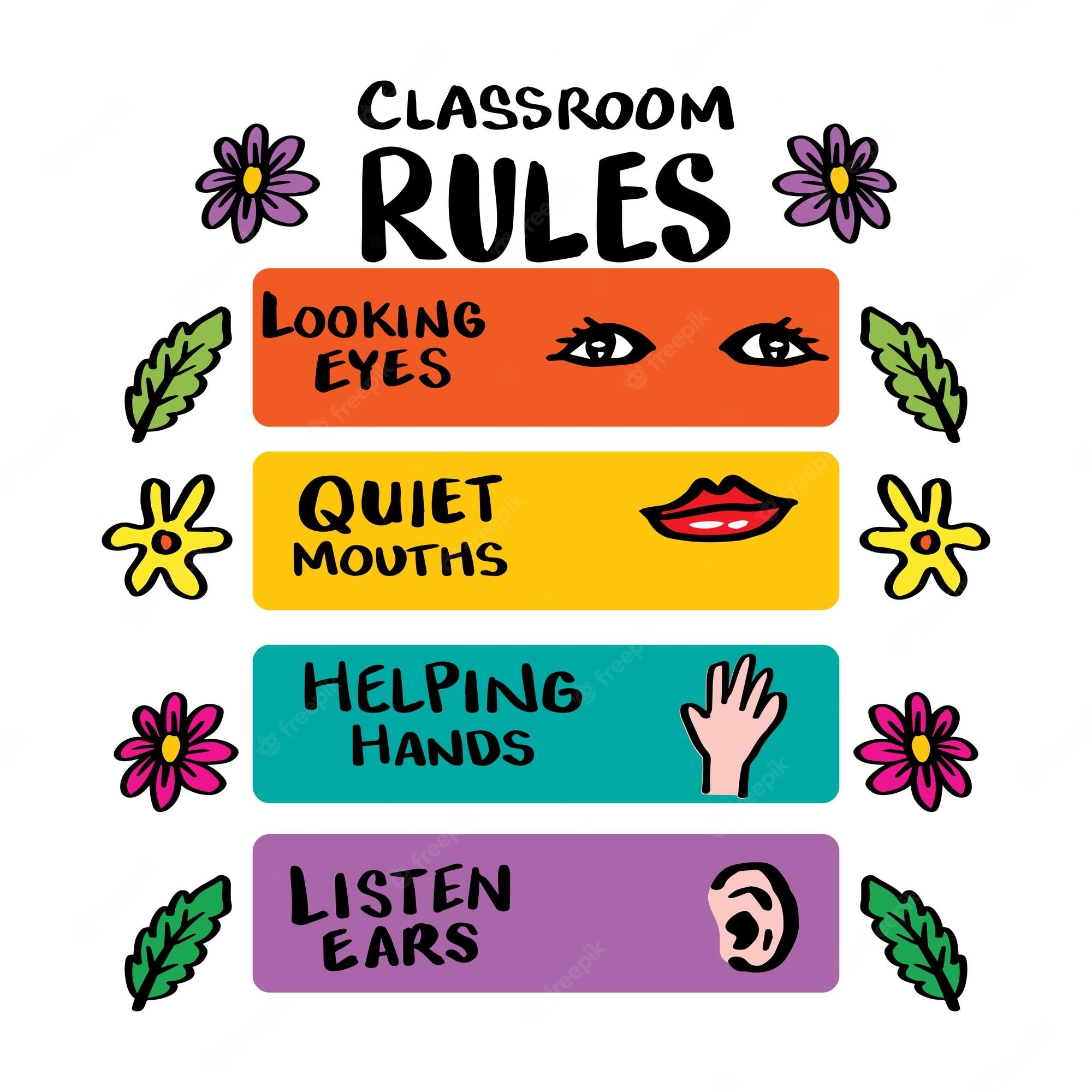 preschool free printable classroom rules with pictures pdf
