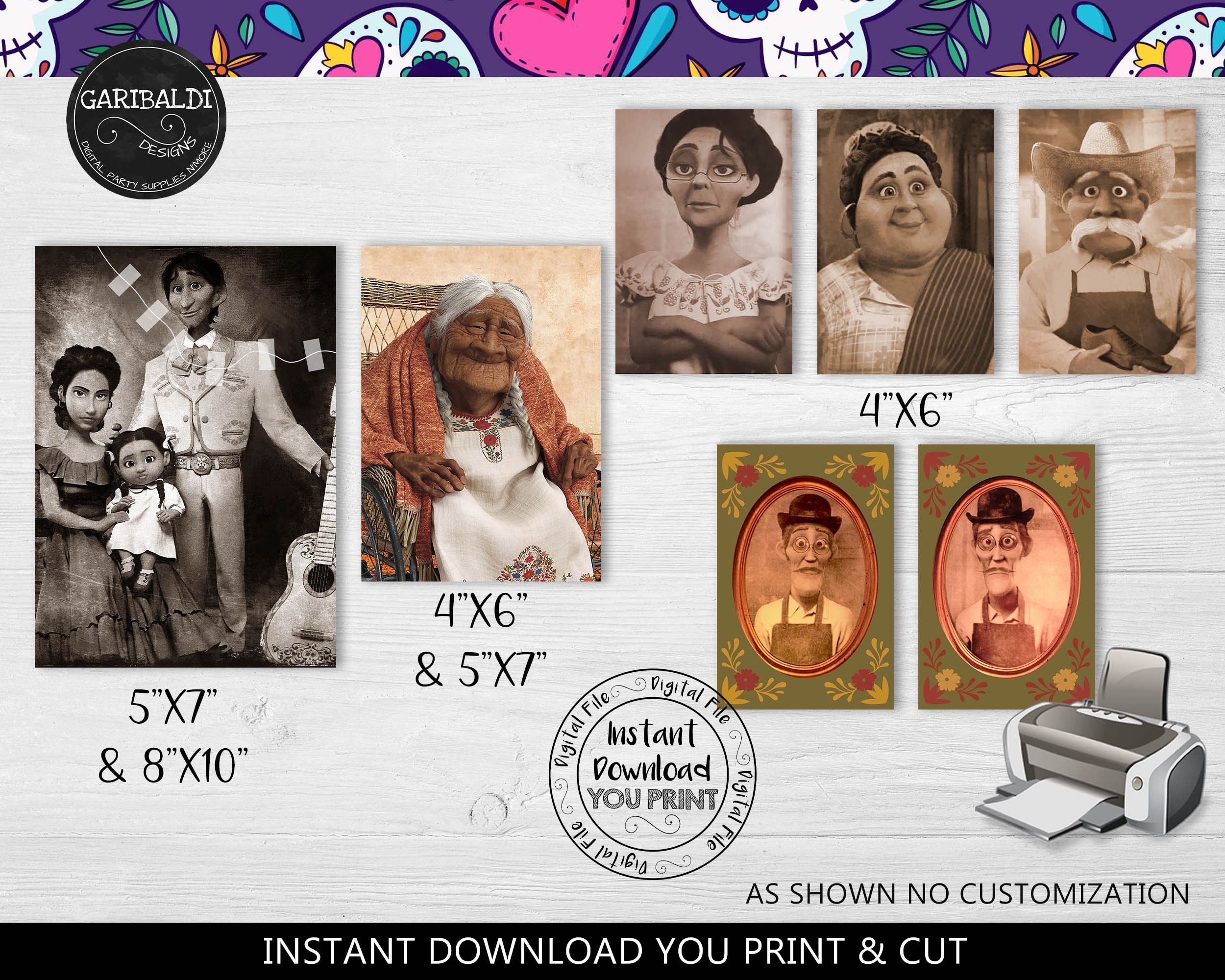 Coco Ofrenda Pictures Printable