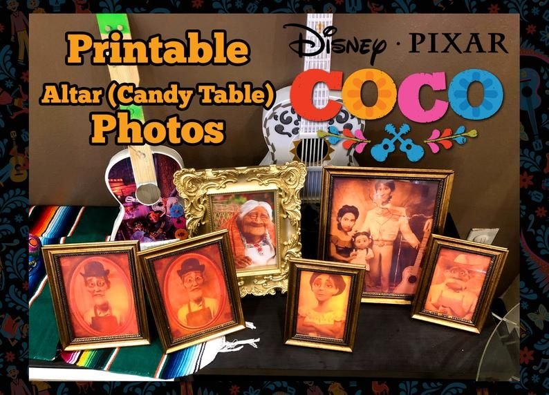 coco ofrenda family pictures printable
