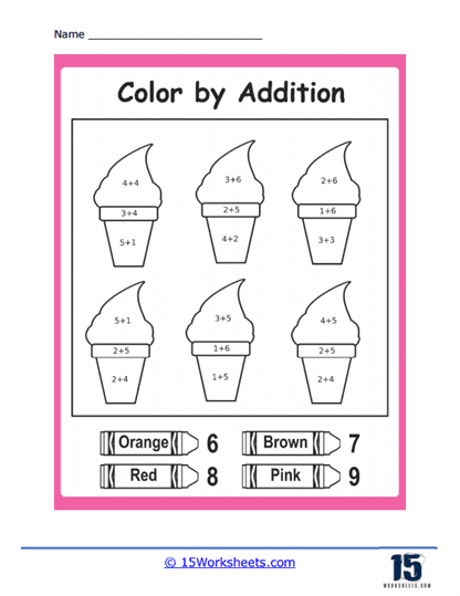 Color By Adding Numbers Worksheets 15 Worksheets Worksheets Library