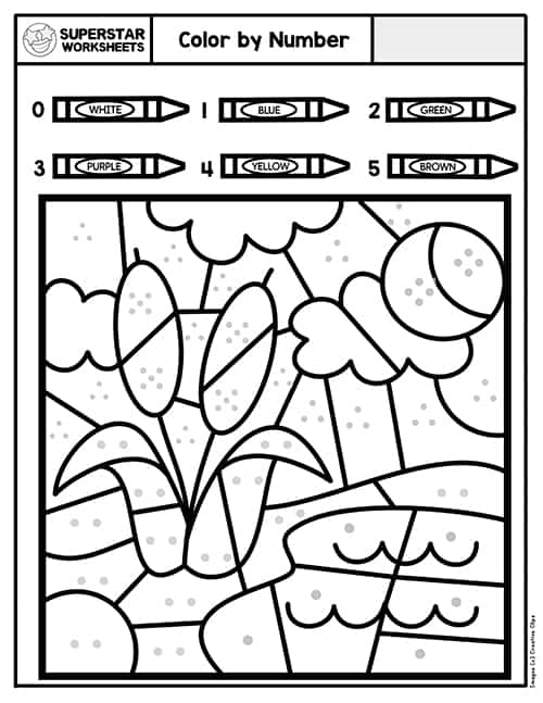 Color By Number Kindergarten Worksheets Printable Kin Vrogue co